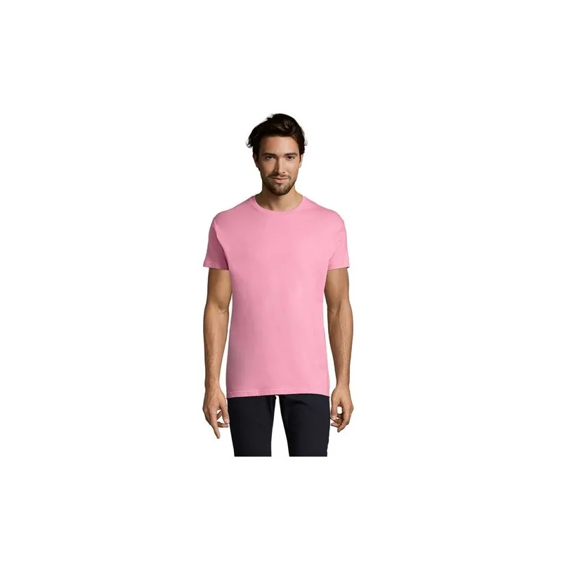 T-Shirt Homme 190g Publicitaire IMPERIAL Matières : coton Taille textile : S Couleurs : rouge hibiscus goodies personnalisé en s