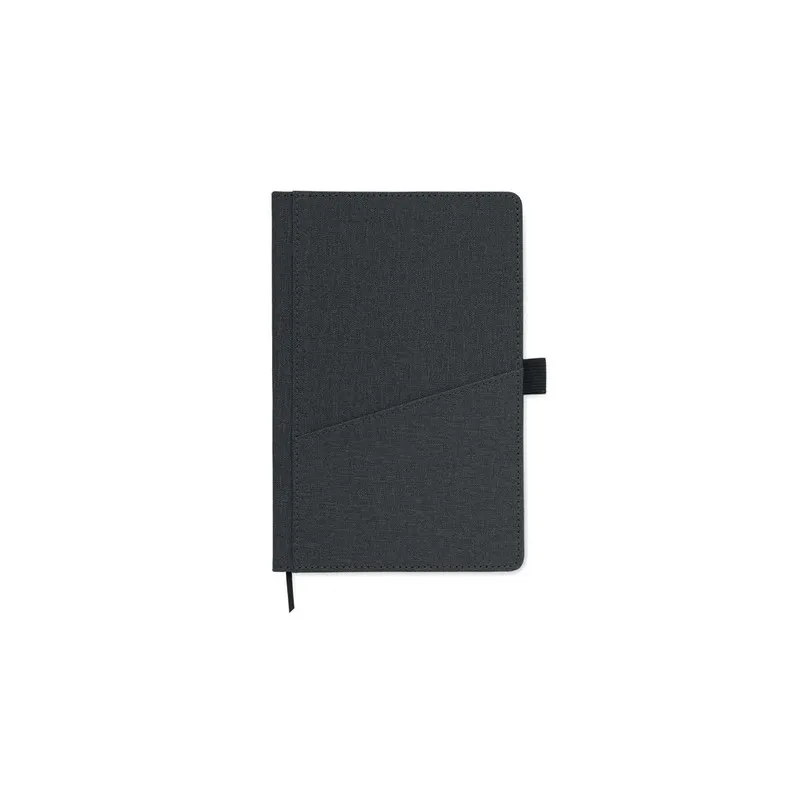 Carnet A5 écologique en PU avec pochette - CINCO MO2285 Matières : coton biologique Taille textile : M Couleurs : bleu royal acc