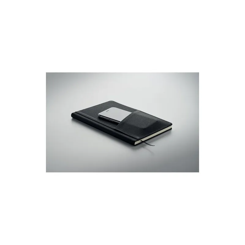 Carnet A5 écologique en PU avec pochette - CINCO MO2285 Matières : coton biologique Taille textile : M Couleurs : bleu royal mar