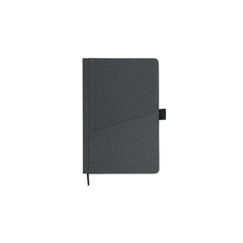 Carnet A5 écologique en PU avec pochette - CINCO MO2285 Matières : coton biologique Taille textile : S Couleurs : bleu royal per