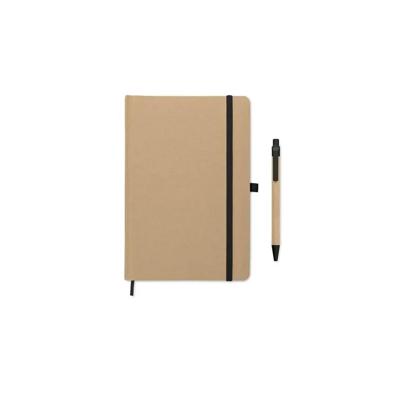 Carnet A5 écologique en carton recyclé personnalisé - CARATIL Matières : coton biologique Taille textile : XS Couleurs : bleu ro