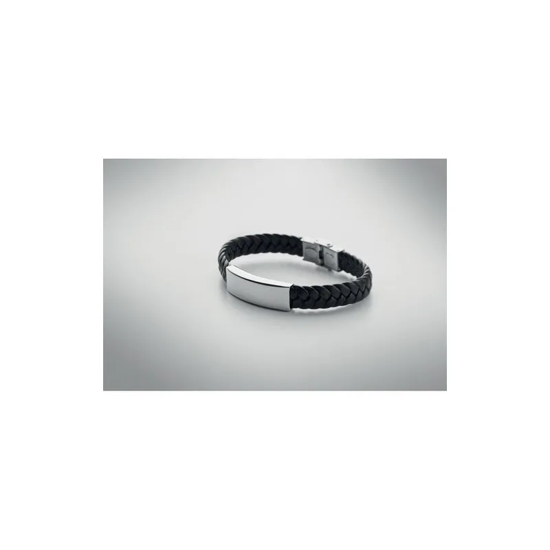 Bracelet Tressé en Simili Cuir FAULET - Élégance et Style