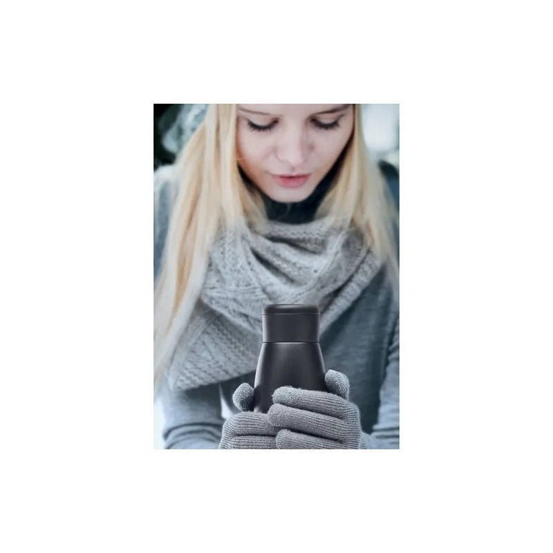 Bouteille isotherme personnalisée 400ml - CALEFRIO Matières : coton biologique Taille textile : M Couleurs : rouge goodies publi