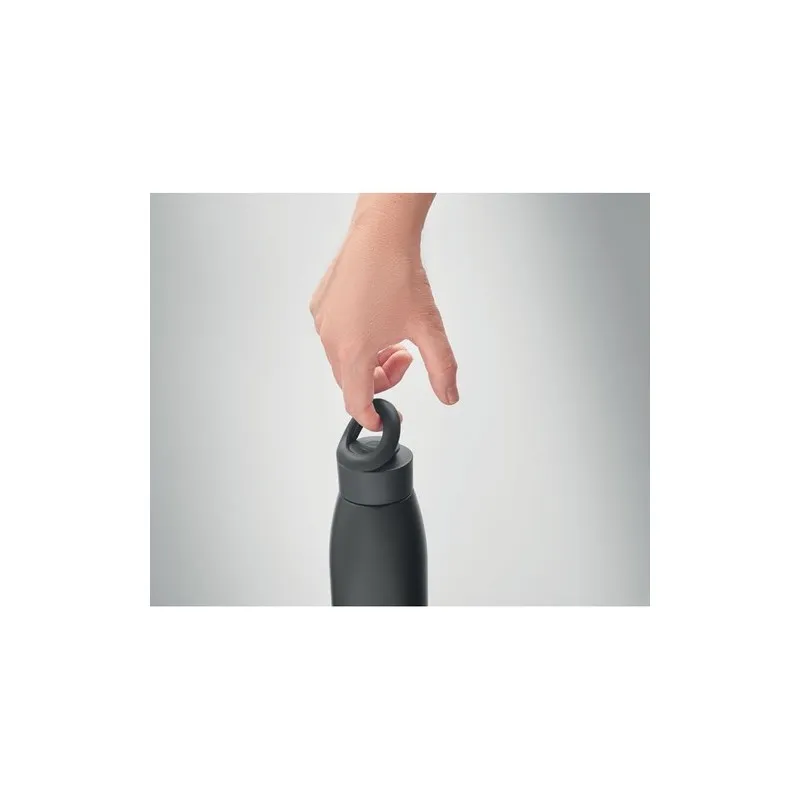 Bouteille isotherme personnalisée 400ml - CALEFRIO Matières : coton biologique Taille textile : M Couleurs : rouge objet promoti