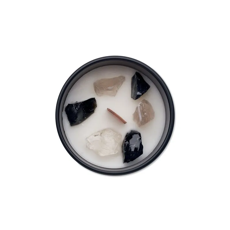 Bougie parfumée végétale 200g personnalisée pas cher - KIVAS Matières : coton biologique Taille textile : XS Couleurs : vert pra