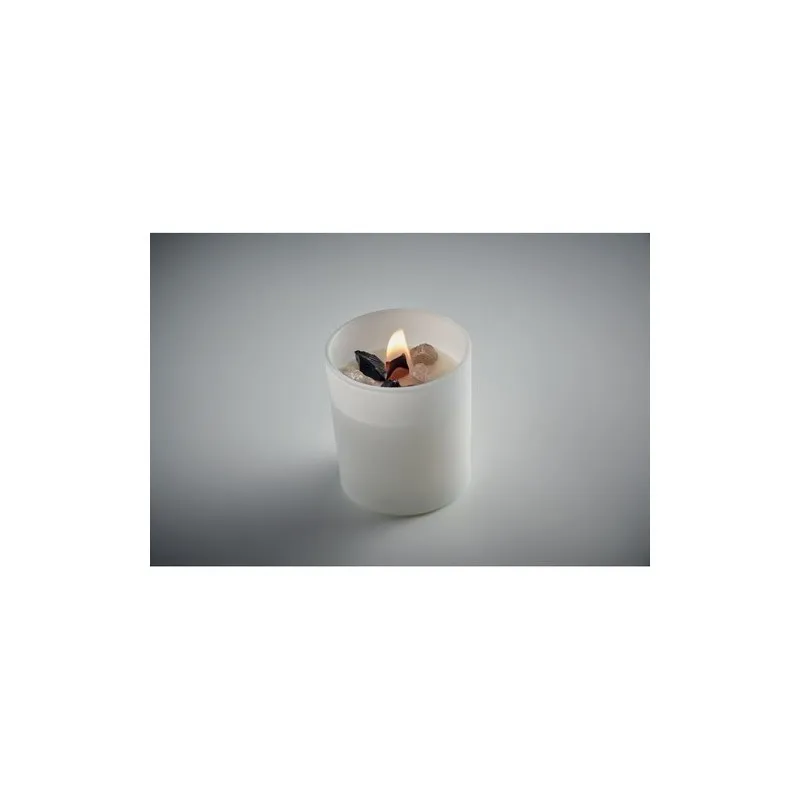 Bougie parfumée végétale 200g personnalisée pas cher - KIVAS Matières : coton biologique Taille textile : XS Couleurs : kaki imp