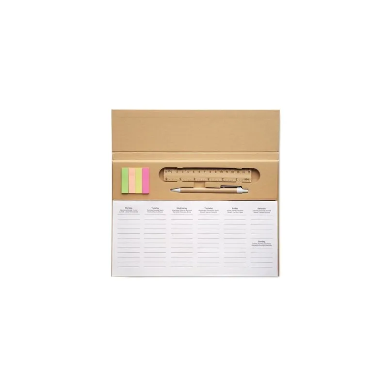 Agenda Hebdomadaire de Bureau MEMWEEK