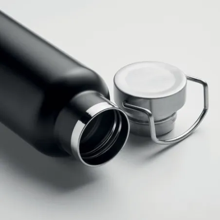 Bouteille isotherme double paroi 500ml personnalisée IVES Matières : coton biologique Taille textile : M Couleurs : vert prairie