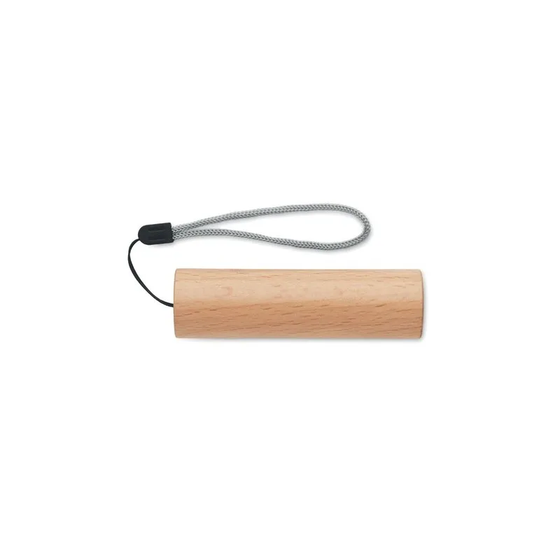 Torche rechargeable en bois personnalisée - Lampe puissante LITE Matières : coton biologique Taille textile : M Couleurs : bleu 