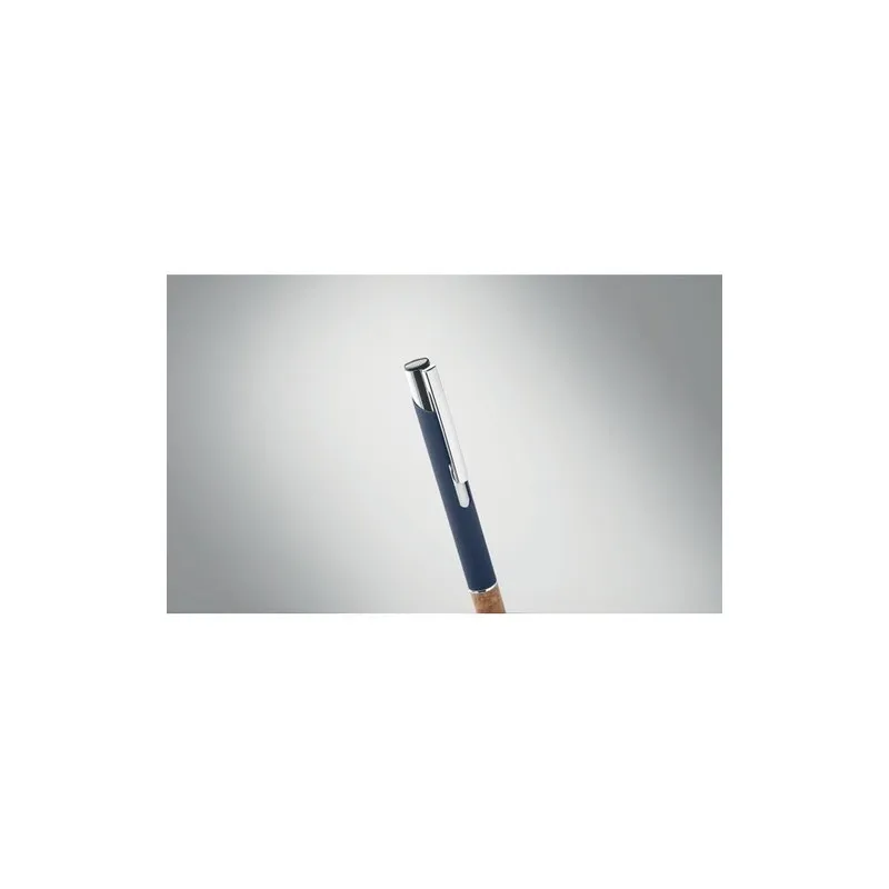 Stylo en aluminium personnalisé à encre bleue - VERIA Matières : coton biologique Taille textile : L Couleurs : naturel goodies 