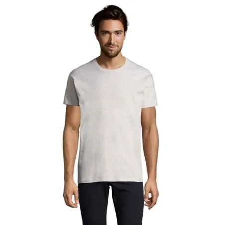 T-Shirt Homme 190g Publicitaire IMPERIAL Matières : coton Taille textile : S Couleurs : gris clair livraison express 24h 48h