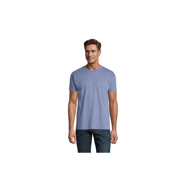 T-Shirt Homme 190g Publicitaire IMPERIAL Matières : coton Taille textile : 3XL Couleurs : bleu marine cadeau entreprise pas cher