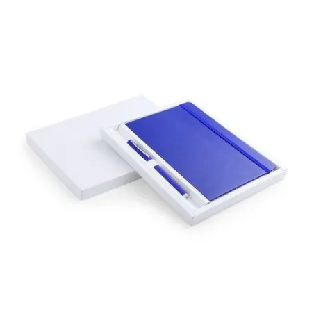 Set de Carnet et Stylo Écologiques Personnalisés - Marden Matières : coton Couleurs : rouge cadeau entreprise pas cher