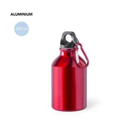 Gourde Personnalisée Publicitaire Écologique Henzo Matières : bois Couleurs : fuchsia personnalisation rapide en France