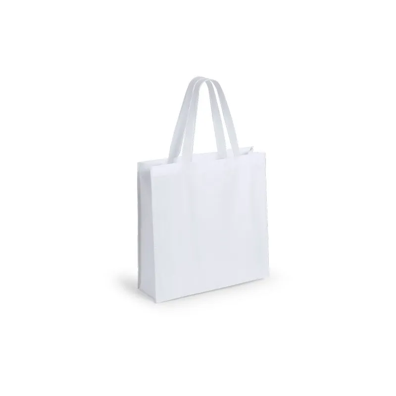 Sac Personnalisable de Shopping Natia Matières : polyester Taille textile : 6/8 ans Couleurs : orange impression logo haute qual