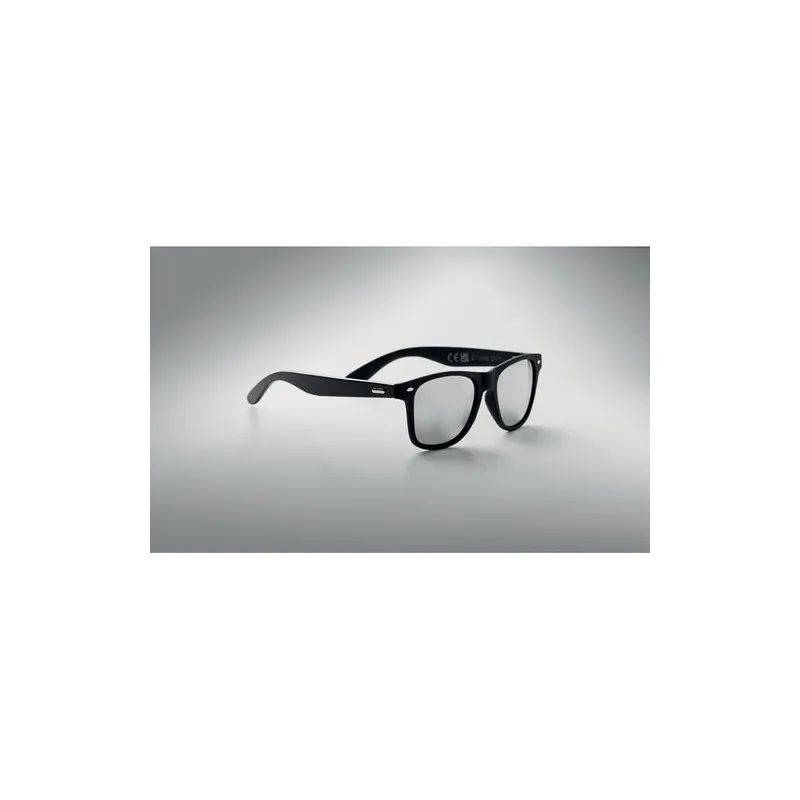 Lunettes de soleil en bambou personnalisées RHODOS Matières : coton Taille textile : 3XL Couleurs : blanc accessoire événementie