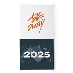 Calendrier Aimanté Écologique Personnalisé Larip Matières : ABS Couleurs : argenté