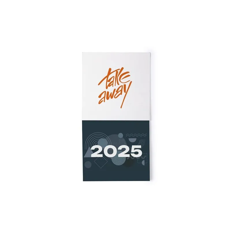 Calendrier Aimanté Écologique Personnalisé Larip Matières : ABS Couleurs : argenté