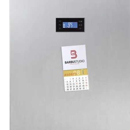 Calendrier Aimanté Écologique Personnalisé Larip Matières : ABS Couleurs : argenté goodies publicitaire événementiel
