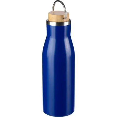 Bouteille écologique de 500 ml en acier inoxydable recyclé - Aline Matières : polyester Couleurs : orange objet promotionnel éco