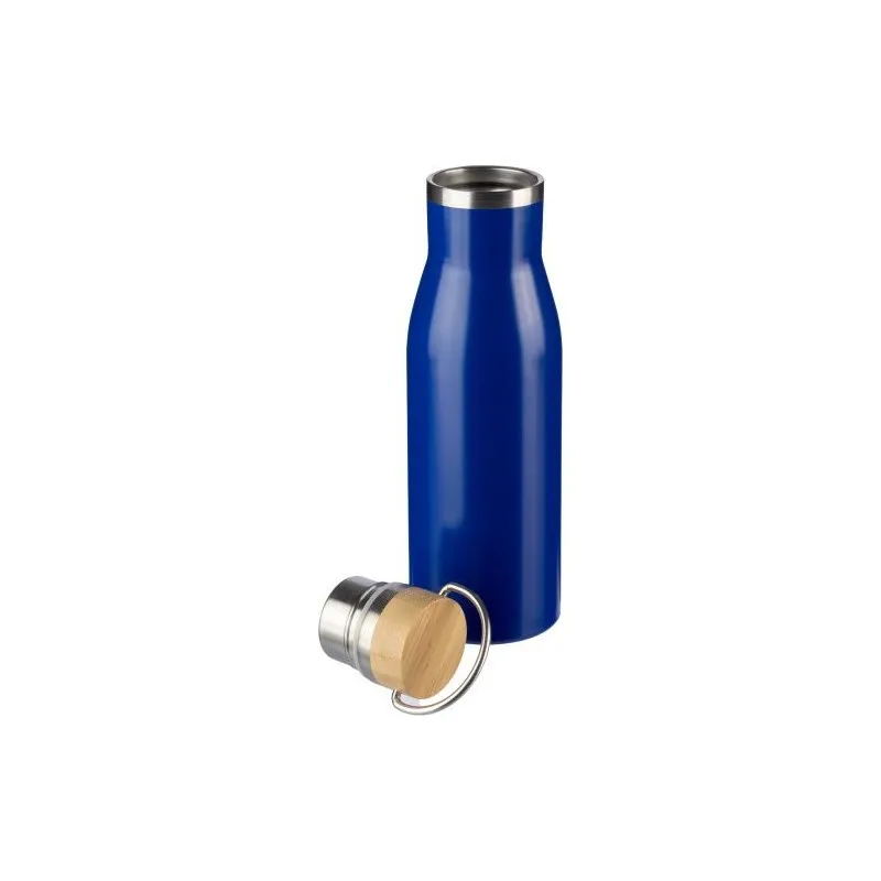 Bouteille écologique de 500 ml en acier inoxydable recyclé - Aline Matières : polyester Couleurs : orange objet promo petit budg