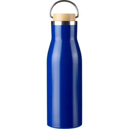 Bouteille écologique de 500 ml en acier inoxydable recyclé - Aline Matières : polyester Couleurs : rouge goodies publicitaire év