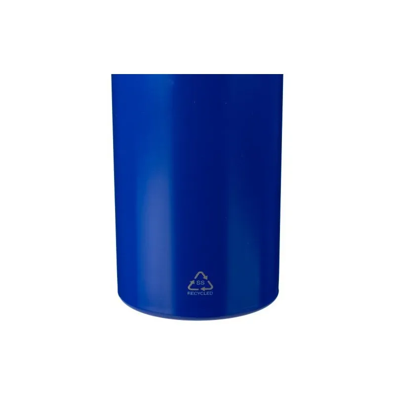 Bouteille écologique de 500 ml en acier inoxydable recyclé - Aline Matières : polyester Couleurs : rouge accessoire événementiel