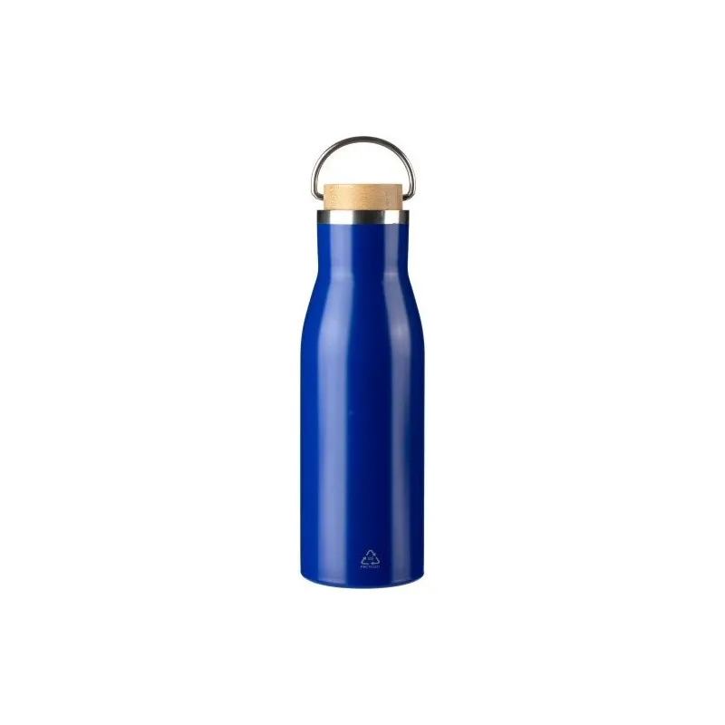 Bouteille écologique de 500 ml en acier inoxydable recyclé - Aline Matières : polyester Couleurs : rose goodies personnalisé en 
