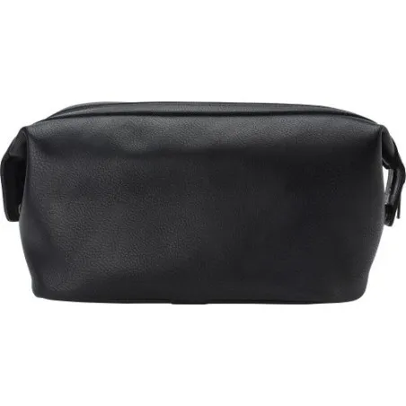 Trousse de toilette écologique en cuir - Flynn Matières : polyester Couleurs : gris