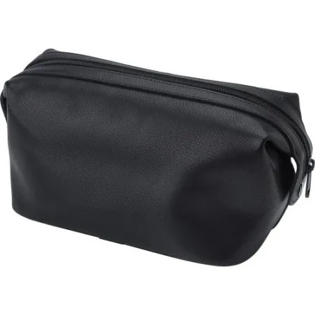 Trousse de toilette écologique en cuir - Flynn Matières : polyester Couleurs : gris impression haute définition