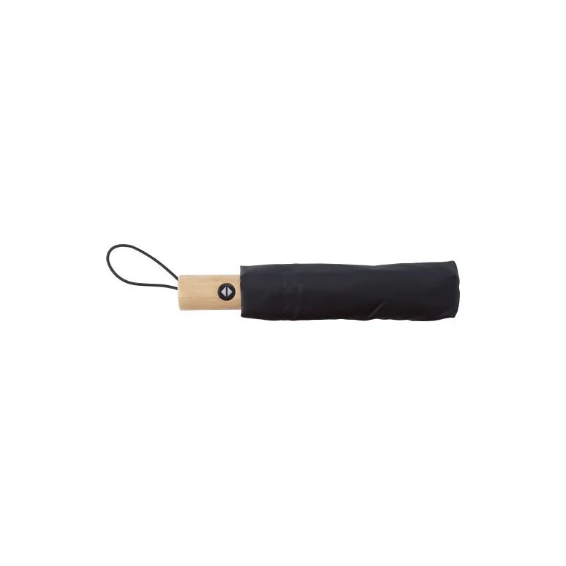 Parapluie pliable écologique en rPET - Teodora Matières : plastique Couleurs : gris