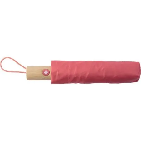 Parapluie pliable écologique en rPET - Teodora Matières : plastique Couleurs : vert clair cadeau entreprise pas cher