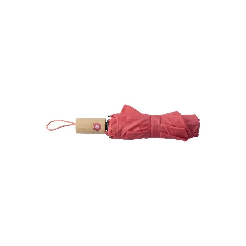 Parapluie pliable écologique en rPET - Teodora Matières : plastique Couleurs : vert clair personnalisation rapide en France