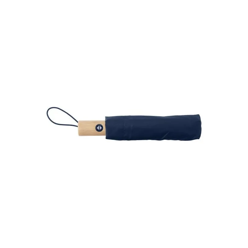 Parapluie pliable écologique en rPET - Teodora Matières : plastique Couleurs : bleu cobalt personnalisable avec votre logo