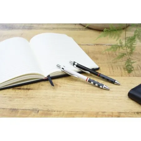 Stylo bille écologique en ABS - rOtring Tikky Matières : acier inoxydable Couleurs : bleu objet promotionnel éco-responsable