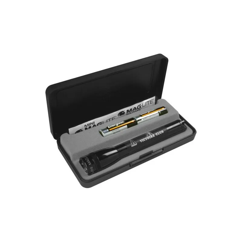 Torche Aluminium Personnalisée Écologique - Maglite Monique Matières : acier inoxydable Couleurs : noir impression haute définit