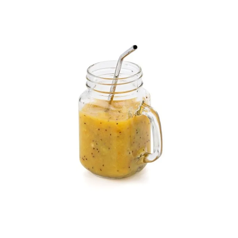 4 Pailles en Acier Inoxydable Rudy - Écologiques et Pratiques