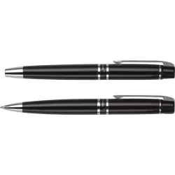 Stylo à bille et roller élégant Charles Dickens® Santana Matières : polyester Couleurs : kaki