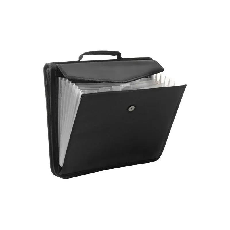 Porte-documents personnalisé en polyester - Coco Matières : acier inoxydable Couleurs : bleu impression haute définition