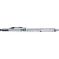 Stylo bille multifonction personnalisé Giuliana Matières : bambou Couleurs : rouge 2