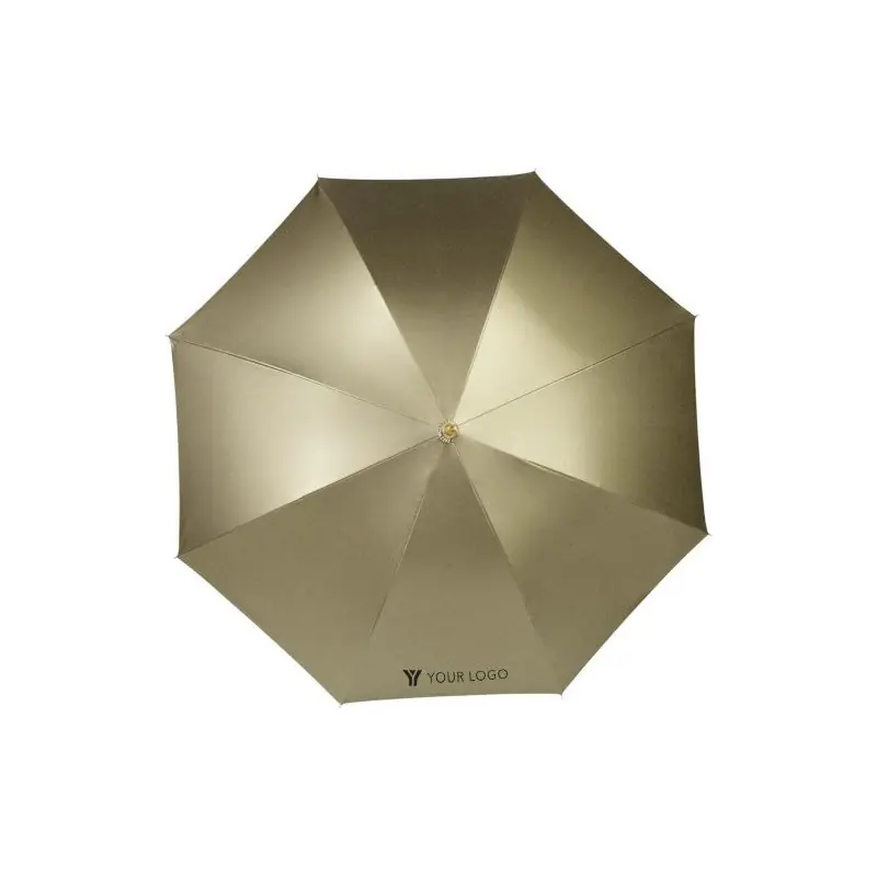 Parapluie personnalisé en polyester élégant et protecteur Ester Matières : liège Couleurs : brun goodies publicitaire événementi