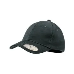 Casquette Personnalisée en Coton Écologique Klarke Matières : silicone Couleurs : noir objet promotionnel éco-responsable 2