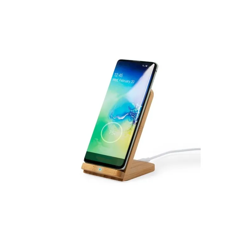 Chargeur Sans Fil Écologique et Personnalisé Pas Cher Dimper Matières : polyester Couleurs : rouge cadeau entreprise pas cher