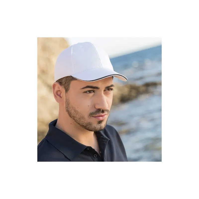 Casquette Personnalisable Écologique Style et Confort Rubec Matières : bambou Couleurs : blanc personnalisation sur mesure
