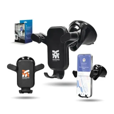 Support Téléphone Universel avec Fixation Ventouse pas cher - Personnalisé Matières : coton Couleurs : bleu cobalt