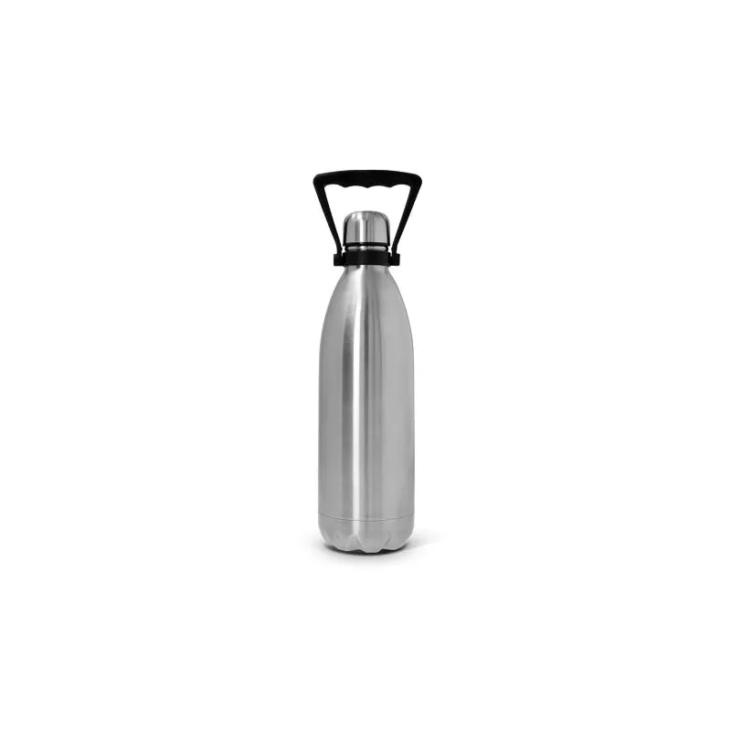 Gourde Isotherme Écologique Double-Paroi en Inox 1L - Cadeau d'Entreprise Personnalisé Matières : ABS Couleurs : vert cadeau ent