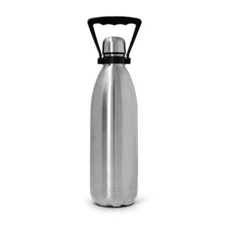 Gourde Isotherme Écologique Double-Paroi en Inox 1L - Cadeau d'Entreprise Personnalisé Matières : ABS Couleurs : vert cadeau ent