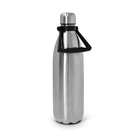 Gourde Isotherme Écologique Double-Paroi en Inox 1L - Cadeau d'Entreprise Personnalisé Matières : ABS Couleurs : vert impression