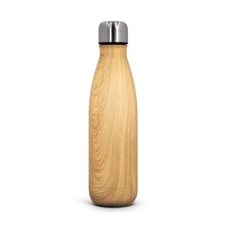 Gourde Isotherme Double-Paroi Écologique 50 cl en Inox Personnalisée Matières : ABS Couleurs : bleu accessoire événementiel uniq