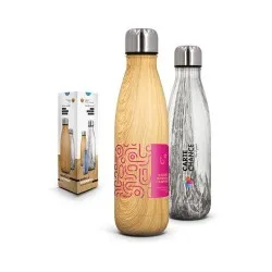 Gourde Isotherme Double-Paroi Écologique 50 cl en Inox Personnalisée Matières : ABS Couleurs : bleu 2